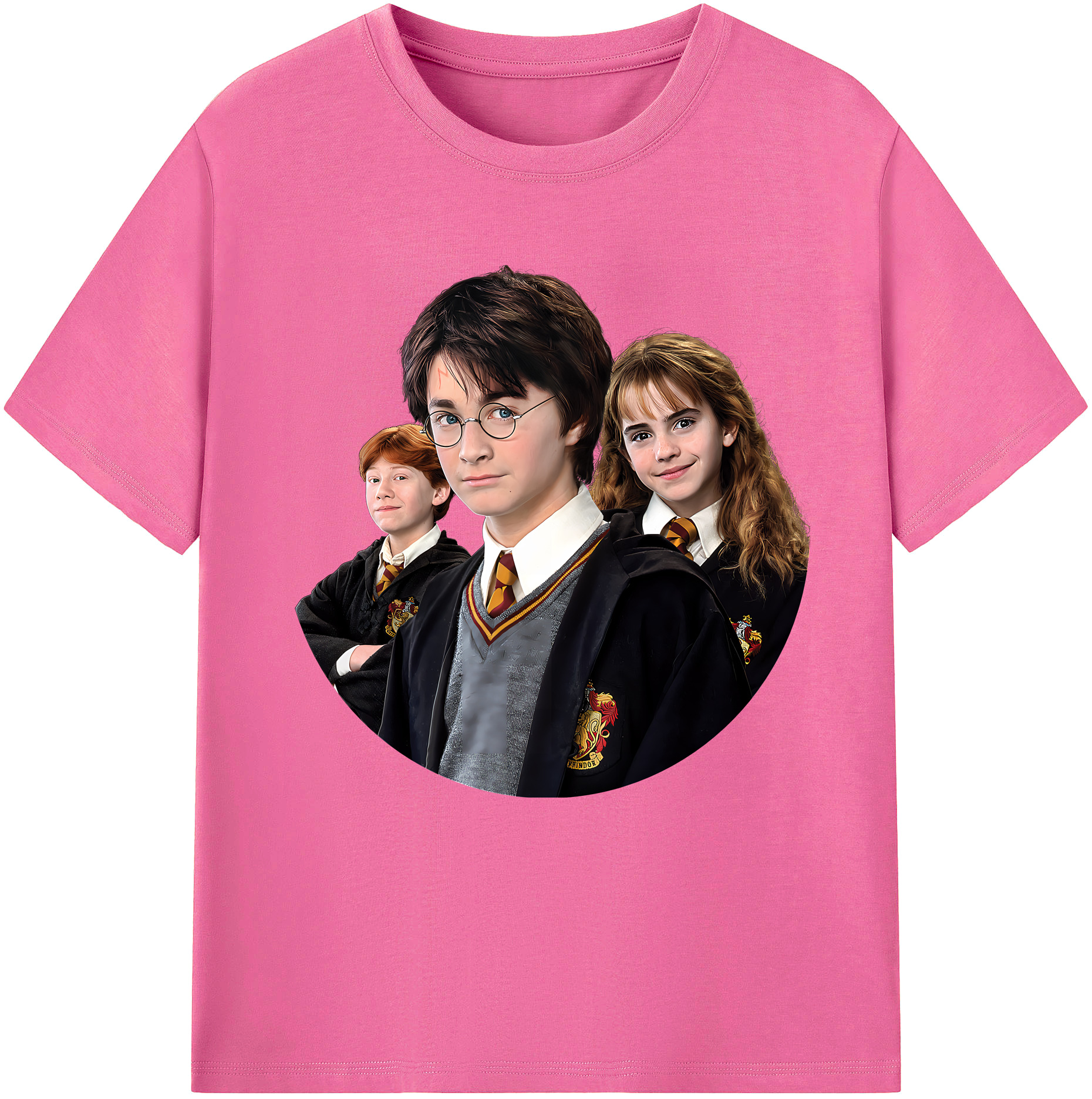 （画像用） Harry Potter ハリー・ポッターシリーズ レディースカジュアルプリントTシャツ（綿100％）